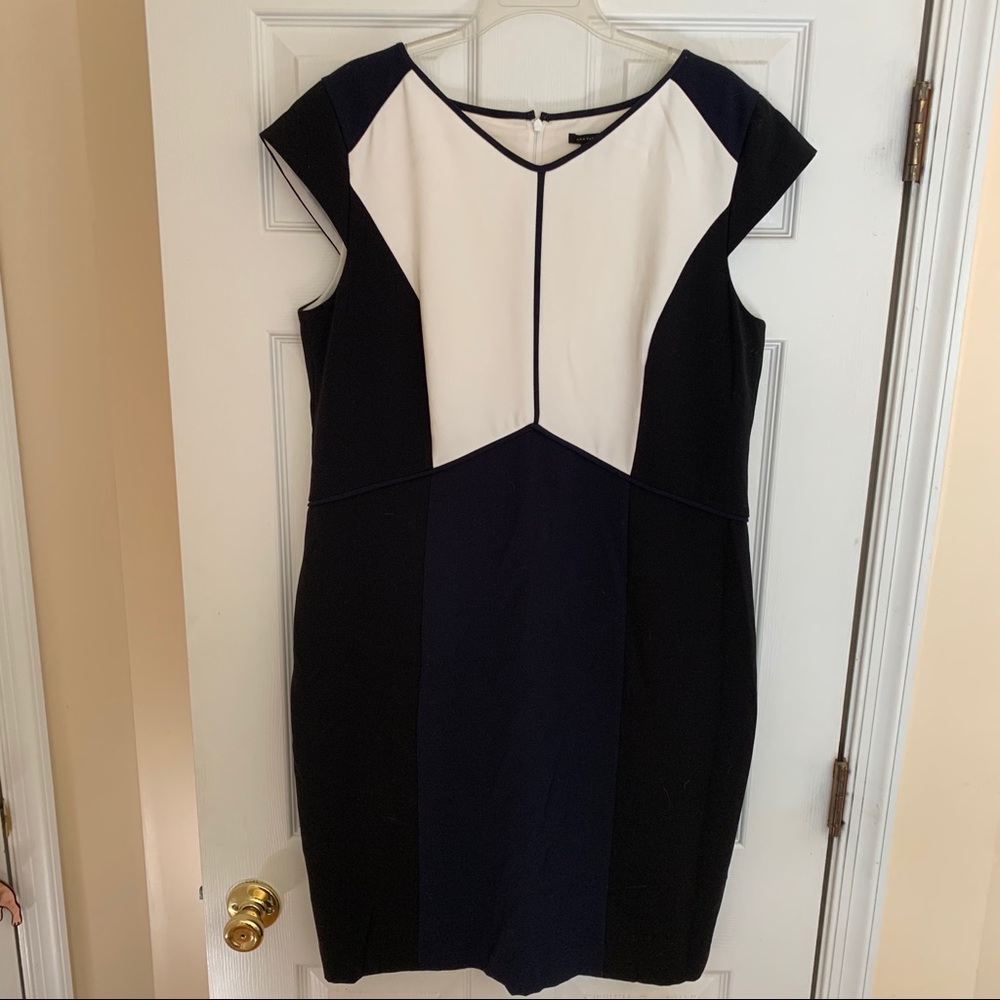 Gorgeous Ann Taylor Sheath Dress-Sz 16-Flattering